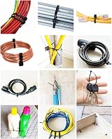 Yaluzibi 4 Inch Cable Ties Black 100 Pack 2.5mm x 100mm 18 lbs UV Resistant view 6