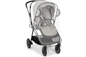 EISZHJK Rain Cover Compatible with Nuna Stroller - Waterproof Stroller Rain Cover, Windproof Travel Weather Shield, Durable Protect from Dust and Snow with Breathable, Travel Strollers Accessories
