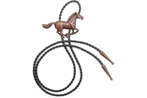 WENTUR Bolo Ties for Men Western - Handmade 3D Horse Bolo Tie Design Cowboy Bolo Tie for Women Cowgirl Western Costume Accessories