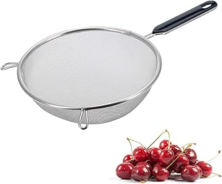 Westmark Haushaltssieb, Durchmesser: 18 cm, Rostfreier Edelstahl/Kunststoff, Traditionell, Silber/Schwarz, 12842270