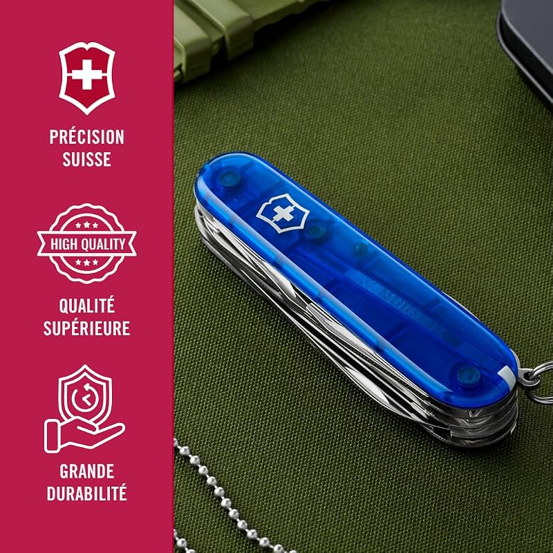 Couteau Suisse Swiss Champ - Multitool 33 Fonctions - Bleu
