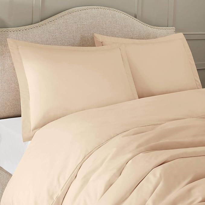 Nestl Bedding Soft Pillow Shams Set of 2 Double Brushed