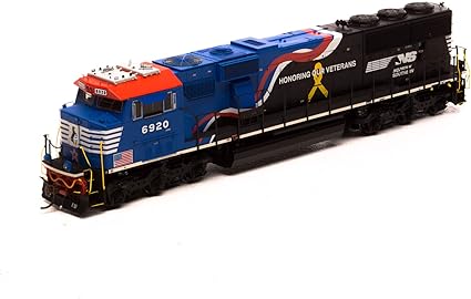 Amazon Com Athearn Ho Sd60e With Dcc Sound Ns Honor Our Veterans 69 Athg Toys Games
