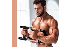 Twister Arm Trainer – Adjustable Resistance Power Twister Bar (60–110 lbs) for Chest, Arm, Shoulder & Forearm Strength Traini