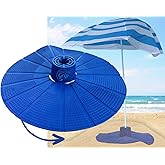 BeachGrip - Beach Umbrella Sand Anchor - Holds a Beach Umbrella in Very Strong Winds (100 MPH) - Heavy Duty Beach Umbrella Stand, Ultra Resistant & Effective - for Beach Umbrella Poles up to 1 Inch