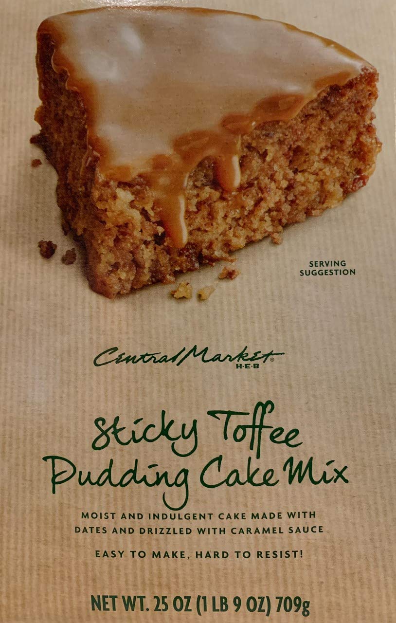 Central Market HEB Sticky Toffee Pudding Cake Mix 25 Oz