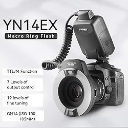 YONGNUO YN-14EX YN14EX TTL Macro Ring Flash, LED
