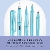 LAMY Safari Aquasky Fountain Pen EF Nib Ergonomic Grip Blue Cartridge Included view 6