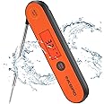 INKBIRD Instant Read Digital Meat Thermometer Waterproof Cooking Candy Thermometer with Rechargeable Calibration Magnet Backl
