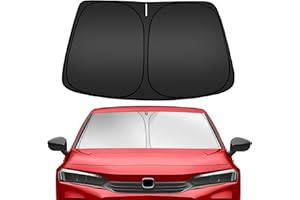 ARISMOTOR Windshield Sun Shade for Honda Civic 11th Gen 2022-2025, Custom Fit Foldable Front Window Sunshade Sun Visor Protector, Block UV Rays Keep Your Car Cooler