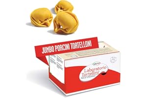 Laboratorio Tortellini Pastas Jumbo Porcini Tortelloni, 6.6-Pound Box