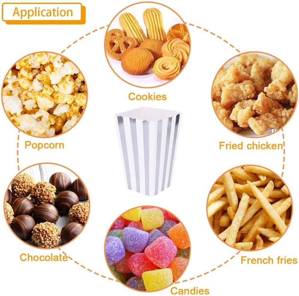 Costura y manualidades VAINECHAY 12PCS Cajas de palomitas Carton Maíz