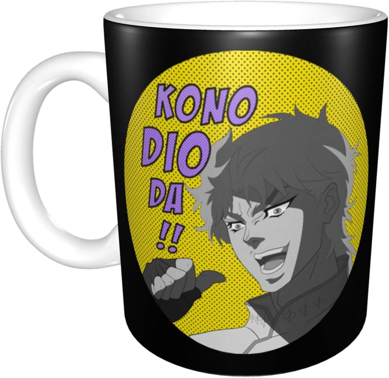 Amazon Com Jojo S Dio Brando Kono Dio Da Ceramic Coffee Mug Unique Novelty Coffee Tea Cup Home Office For Anime Lovers Festival Birthday Gift Idea Kitchen Dining Amazon Com Jojo S Dio Brando Kono Dio Da Ceramic Coffee Mug Unique Novelty Coffee Tea Cup Home Office For Anime Lovers Festival Birthday Gift Idea Kitchen Dining