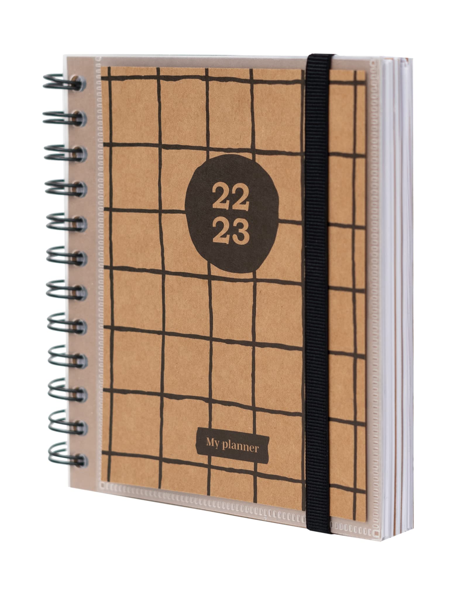 Grupo Erik: Kraft Diary 2022-2023 | Back To School 11 Months Academic Diary Day To Page | August 2022 - June 2023 |Mid Year Diary 2022-2023 With Stickers | Cute Stationery