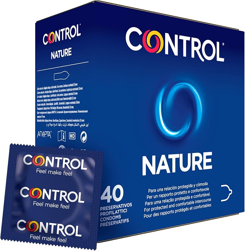 Nature Klassische Kondome aus Naturlatex Transparent 40 Stück