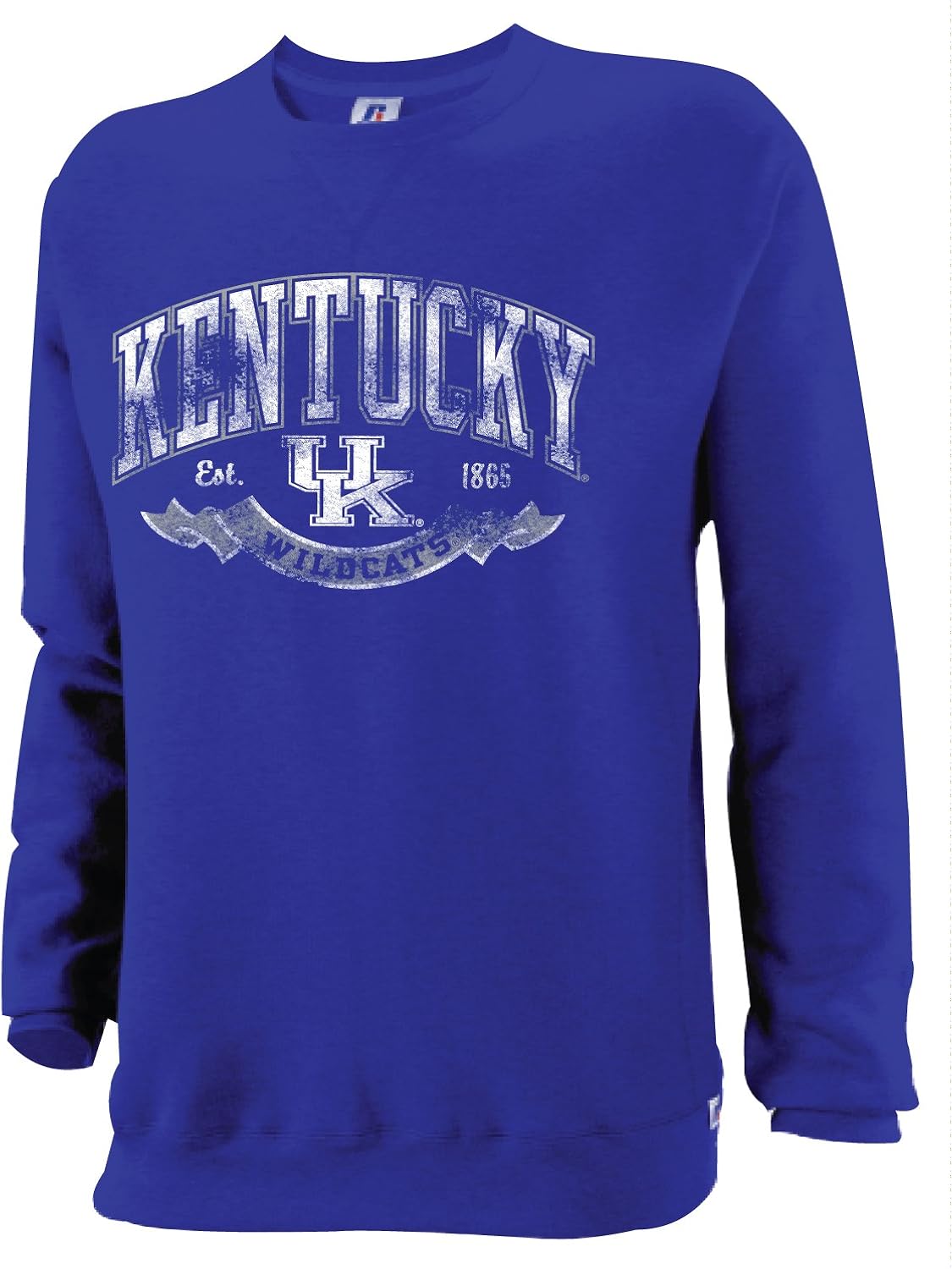 NCAA Kentucky Wildcats Men's DriPower Fleece Crew, Royal