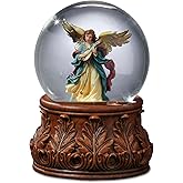 The San Francisco Music Box Company Angel Playing Mandolin Water Globe