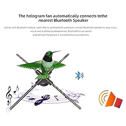 3D Hologram Fan, Hologram Fan Projector Screwless