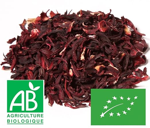title=Fiori d'ibisco secchi, Bissap Karkadè 1 kg Biologico