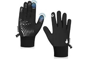 SAWANS Kids Cycling Gloves Sports Winter Thermal Boys Girls Children Windproof Anti-Slip Touchscreen Gloves Age 4-12 Years Bike Mitts Riding Running Warm Outdoor Hiking Ski