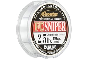 SUNLINE Fluorocarbon Line Shooter, Sniper, Natural Clear
