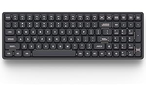 IQUNIX Magi96 Low Profile Keyboard Ultra Slim Wireless Mechanical Keyboard for Creamy Typing, Hot Swappable, Aluminum Case, P