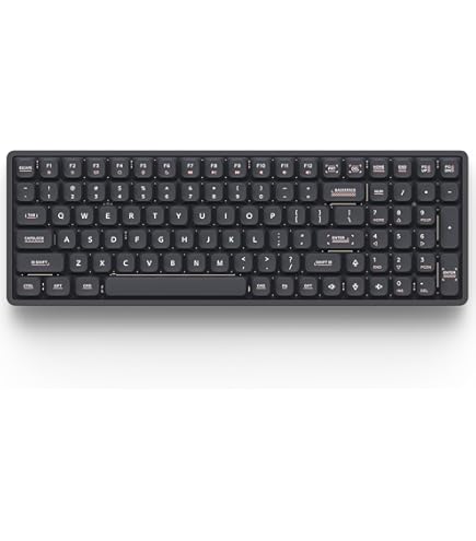 Amazon.com: LOFREE Flow Low Profile Mechanical Keyboard, 100 Keys