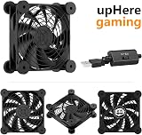 upHere 120mm USB Fan 5V 3-Speed PC Cooling for Xbox PlayStation TV Box N12U04 view 2