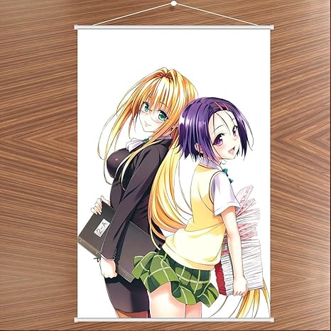 Amazon Hangsibo To Love Ru To Loveる とらぶる 西連寺春菜 ティアーユ ルナティーク タペストリー ポスター 掛ける絵 58cm X cm アニメ 萌えグッズ 通販