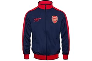ARSENAL F.C. Arsenal FC Official Soccer Gift Boys Retro Track Top Jacket Navy 10-11 Years LB