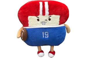 Goylmc Toast Bread Plush Pillow, Bread Stuffed Pillow, Food Plush Pillow with Hand Pocket Birthday for Kids Adults Girls Boys (15.7 * 13.7 in)