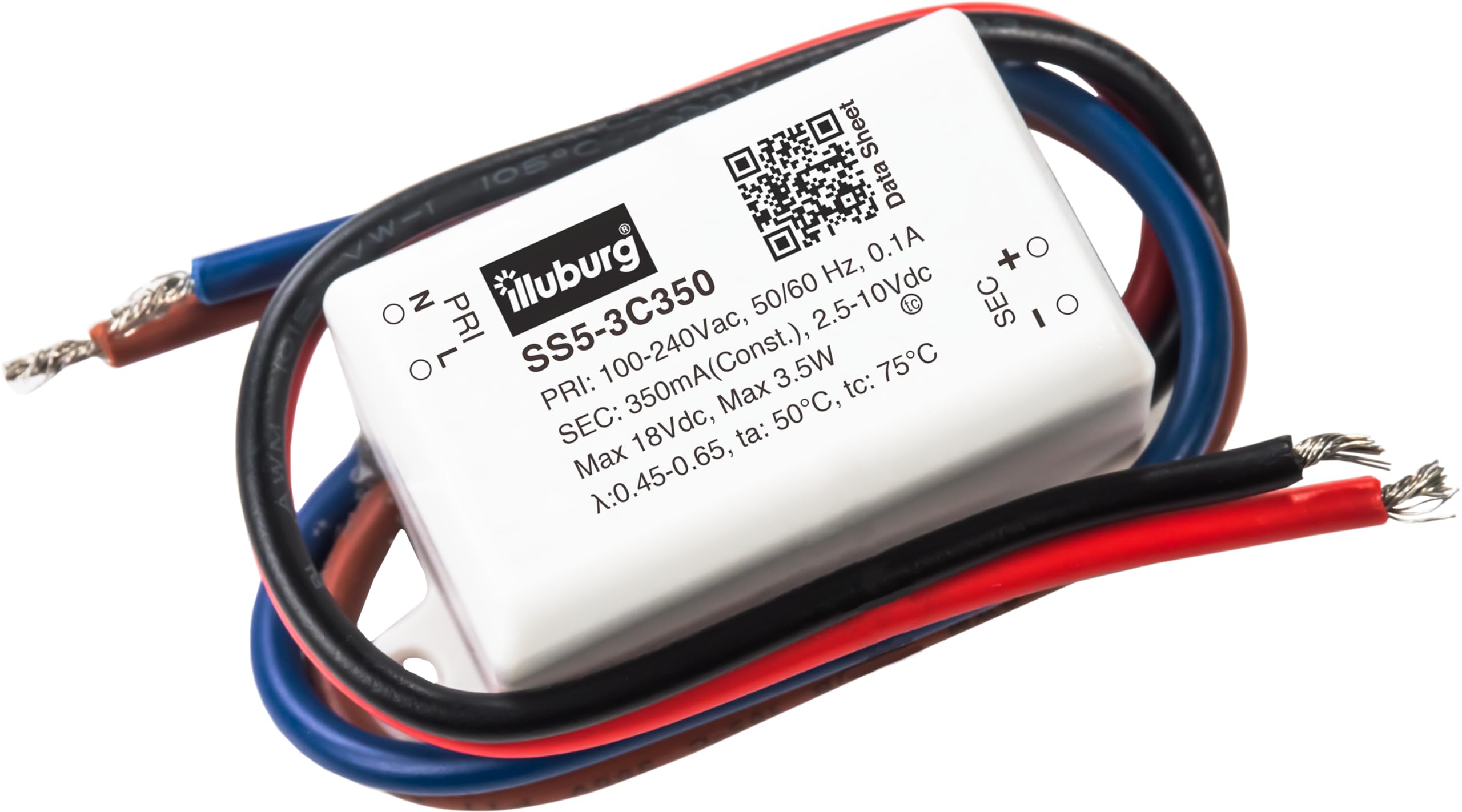 LED Driver 350mA 3W Constant Current IP65 Waterproof LED Transformer Power Supply