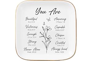 Svnntaa Gifts for Christian Women - Jewelry Tray, Confirmation Bible Verse Religious Gifts for Women Christmas Thanksgiving M