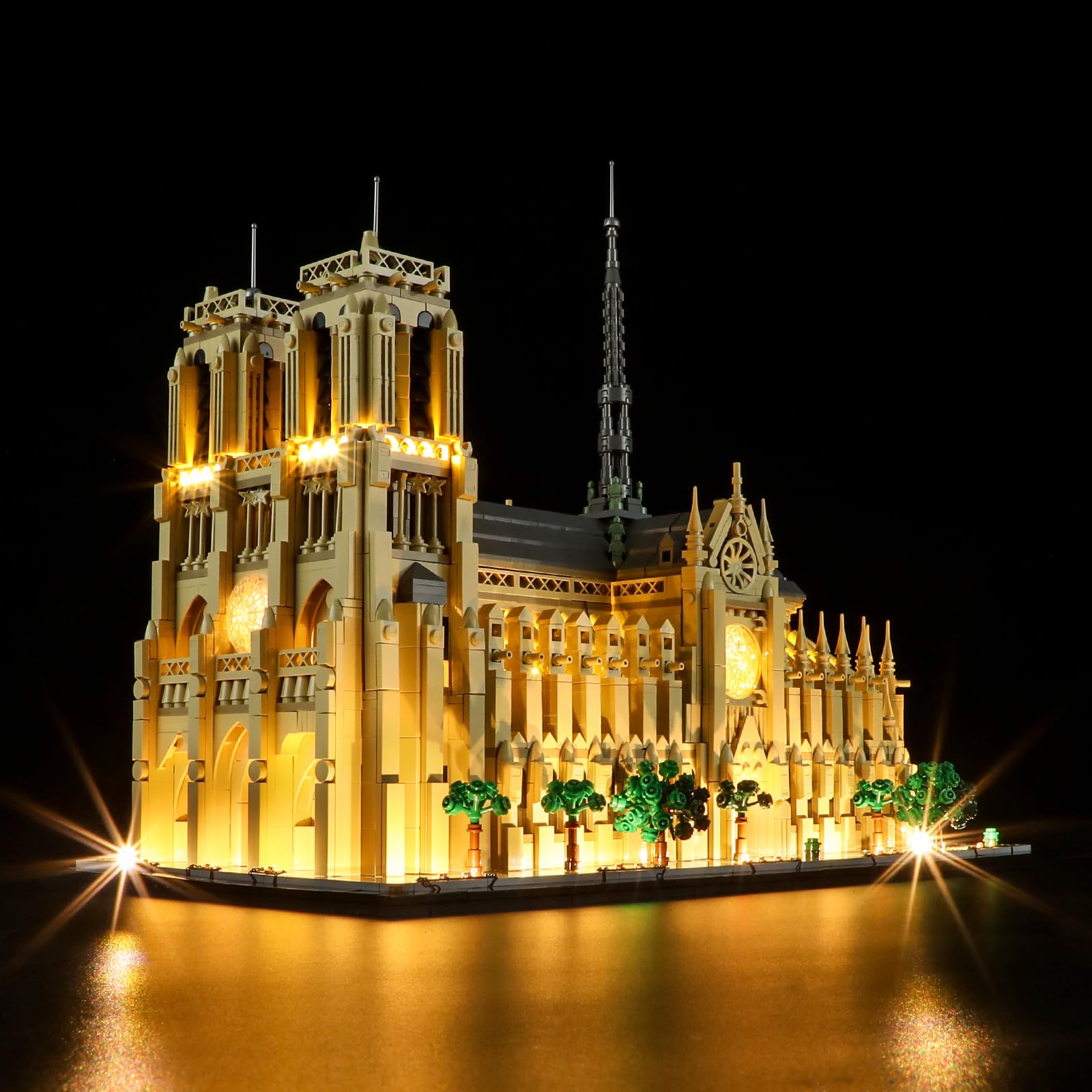 LIGHTAILING Light For Lego-21061 Notre-Dame de Paris - Led Lighting Kit Compatible With Lego Building Blocks Model - NOT Included The Model Set