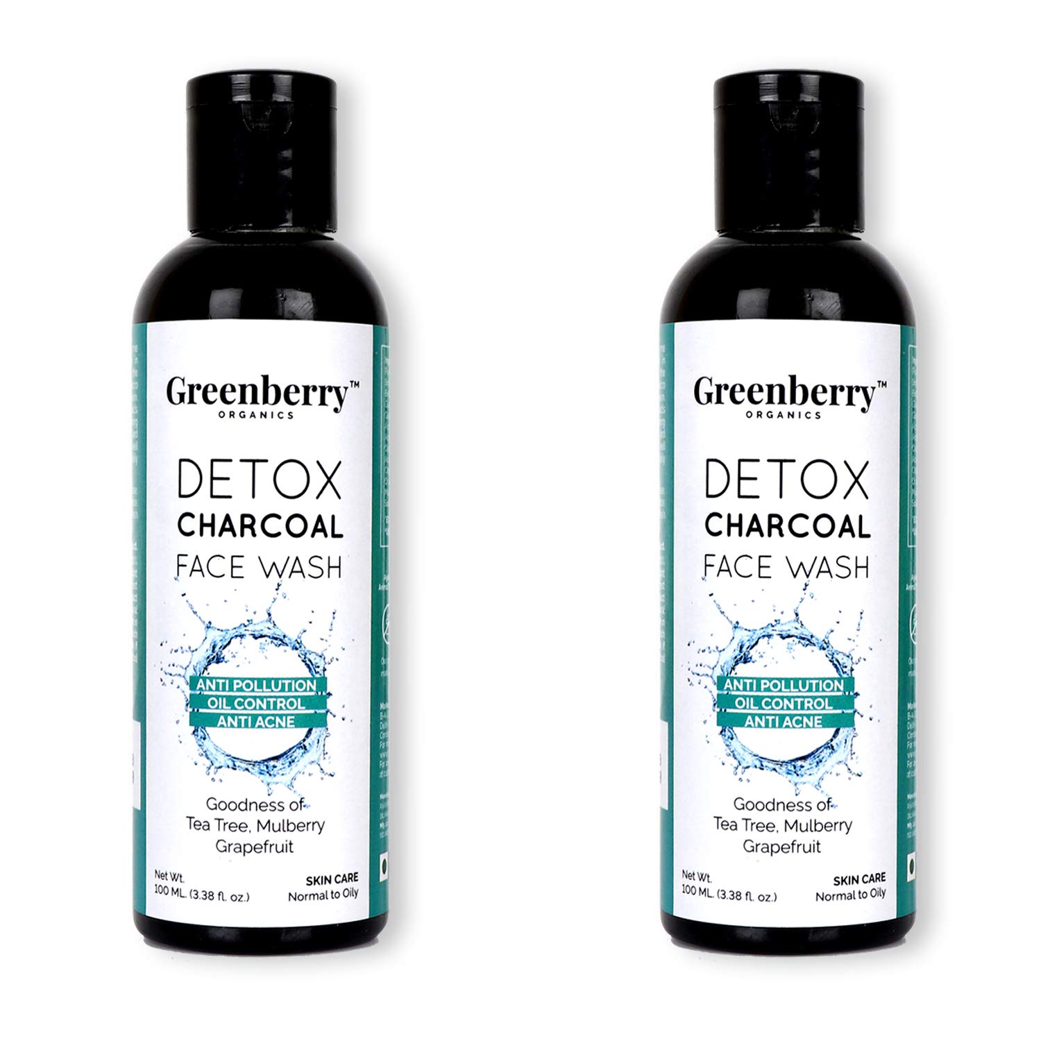 charcoal and tea tree face wash