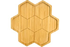 1Pcs Wooden Bee Party Decorations Honeycomb Charcuterie Boards Bumble Bee Birthday Serving Trays Platters