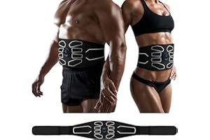 MarCoolTrip MZ ABS Stimulator, Ab Machine, Abdominal Toning Belt Muscle Toner Fitness Training Gear Ab Trainer Equipment for Home MZ-4