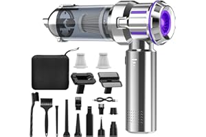 Handheld Vacuum Cordless, 21KPA Powerful Rechargeable Portable Car Vacuum Cleaner Mini Car Cleaner for Pet Hair, Car, Home, O