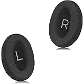 Joghaw Replacement Ear Pads for Bose QuietComfort 45（QC45）& Quiet Comfort 35 II (QC35 ii) Breathable mesh Fabric Luxurious Memory Foam, Unmatched Durability - Black
