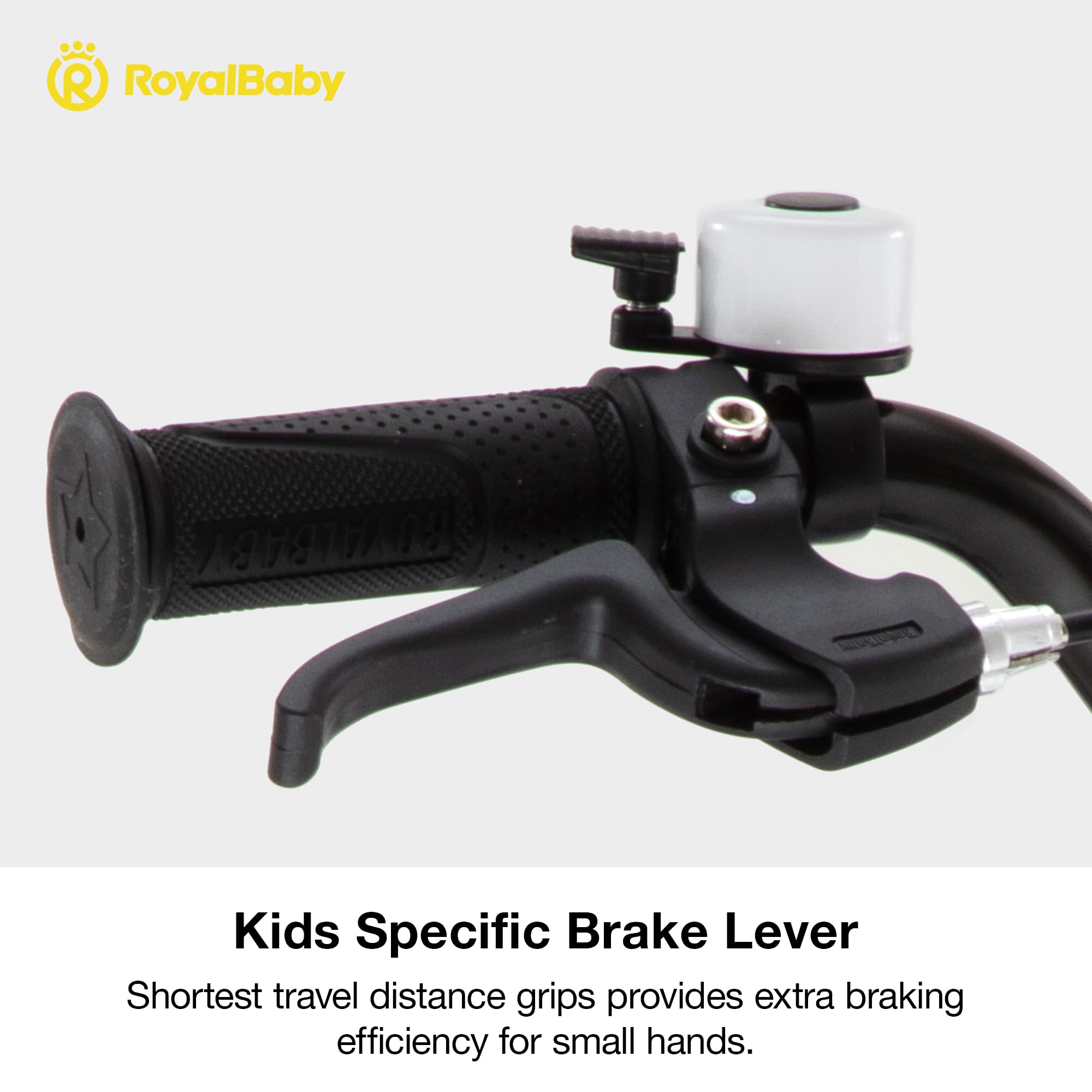 RoyalBaby Kids Bike EZ Balance to Pedal Dual Handbrake Toddlers Boys Girls Bicycle 12-20 Inch for Age 3-10 Years