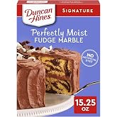Duncan Hines Signature Cake Mix, Fudge Marble, 15.25 oz