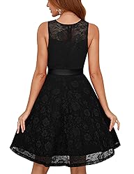 Dressystar Women's Floral Lace Short Bridesmaid