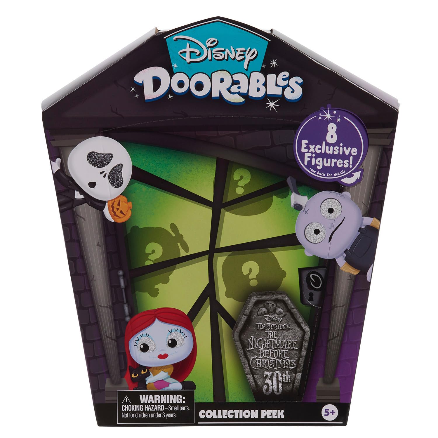 Just Play Disney Doorables NEW Tim Burton’s The Nightmare Before Christmas Collector Pack, Collectible Blind Bag Figures, Kids Toys for Ages 5 Up