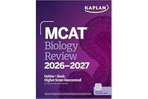 MCAT Biology Review 2026-2027: Online + Book (Kaplan Test Prep)