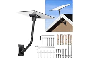 CAMWAY Starlink Gen 3 Pole Mount - Aluminum Alloy V3 Starlink Standard Dish Roof Mount, 360° Adjustable RV/Wood/Wall Mount St