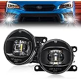 SUPAREE LED Fog Lights Compatible with Nissan Frontier 2005-2020 Xterra 2006-2015, Subaru Forester 2014-2021 Crosstrek 2016-2021 Brighter Fog Lights for Foggy Day, 2 Pack