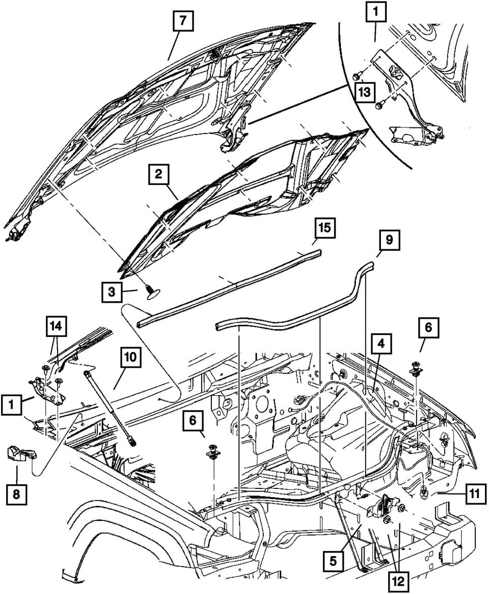 Mopar 55396247af Hood Latch Relays Liftgate Ekoios Vn