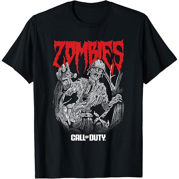 Amazon.com: Call Of Duty Raygun Zombie Green Neon Big Chest Retro