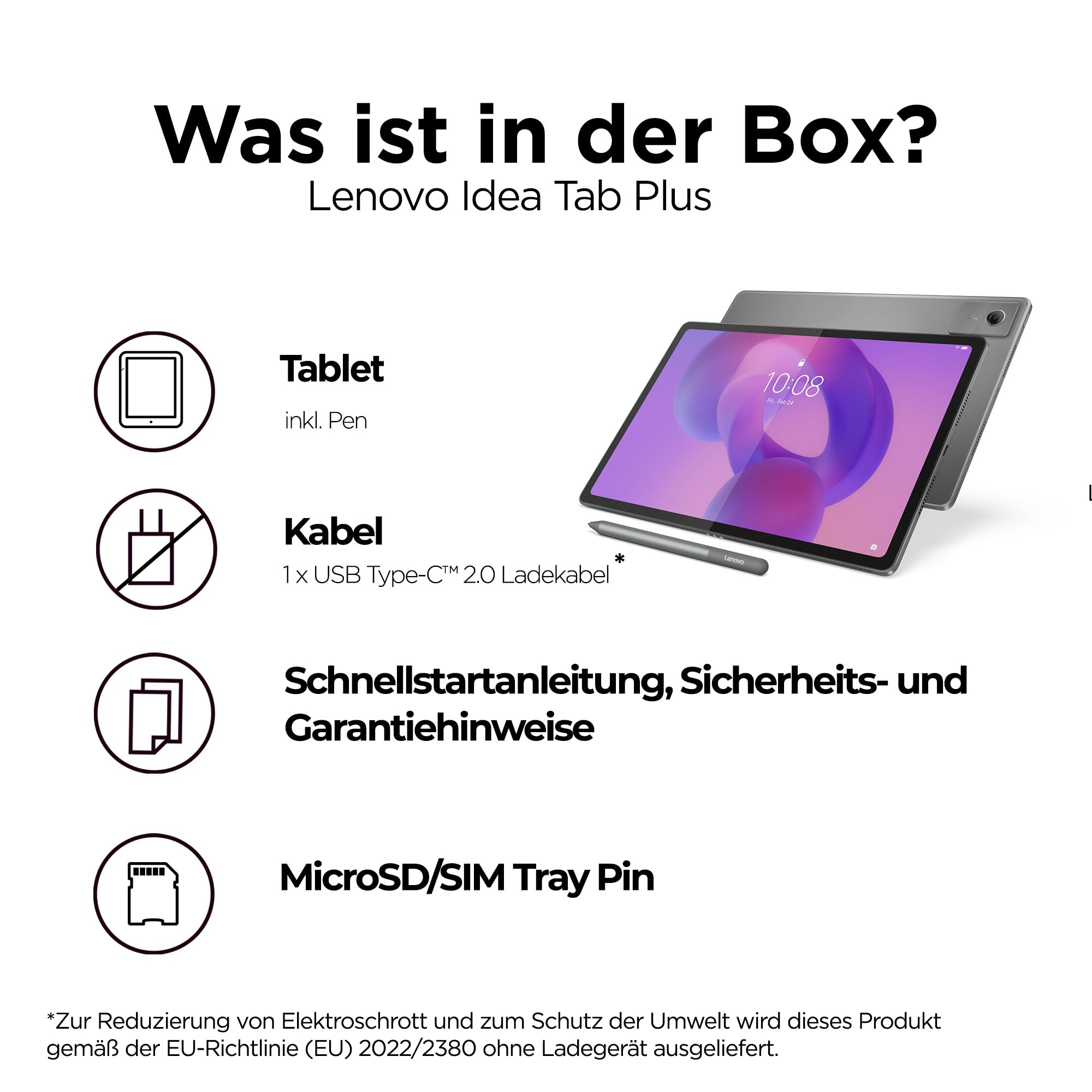 Lenovo Idea Tab Plus | Tablet | AI | 12,1" | 8GB | 128GB | Android | Grau 8
