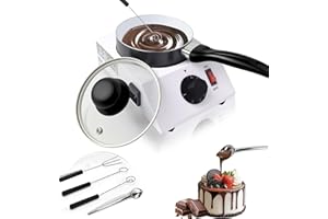Upgrade Chocolate Tempering Machine, 40W Chocolate Melting Machine, Electric Chocolate Melter Pot for Home, with Chocolate Di